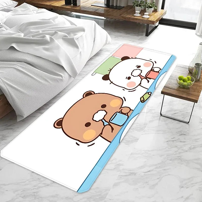 Cartoon Bubu Dudu Door Mat Entrance Doormat Non-slip Washable Kitchen Carpet Living Room Hallway Rugs Door Mats Bathroom Bath