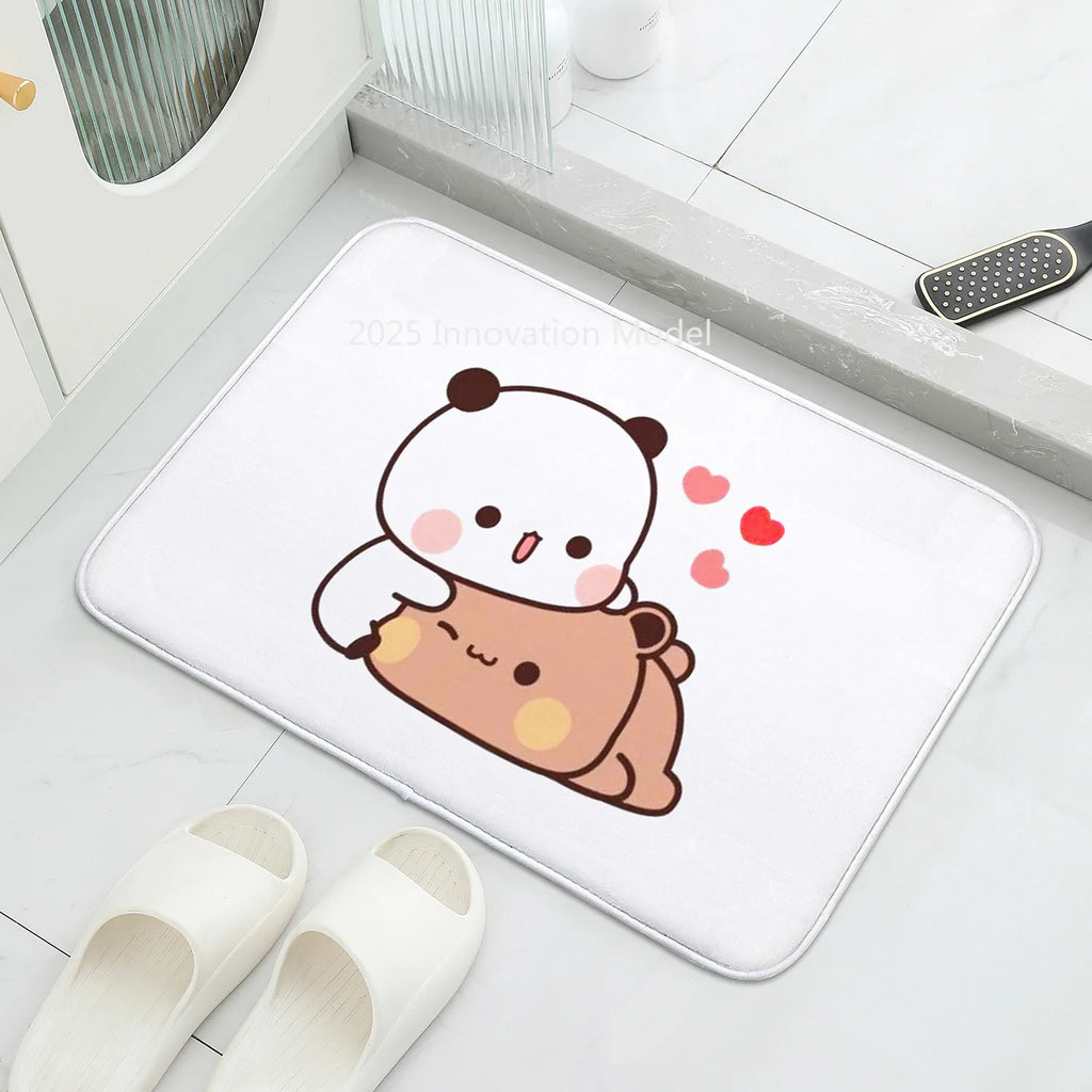1Pc Bubu and Dudu Cute Cartoon Welcome Mat Entrance Doormat Balcony Bathroom Floor Mats Non-slip Rug Bedroom Carpet Home Decor