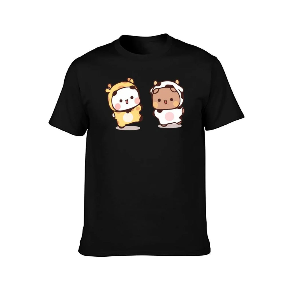 Bear and Panda Bubu Dudu Balloon T-Shirt t shirt man casual anime t shirts oversize t shirt personalised T-Shirt