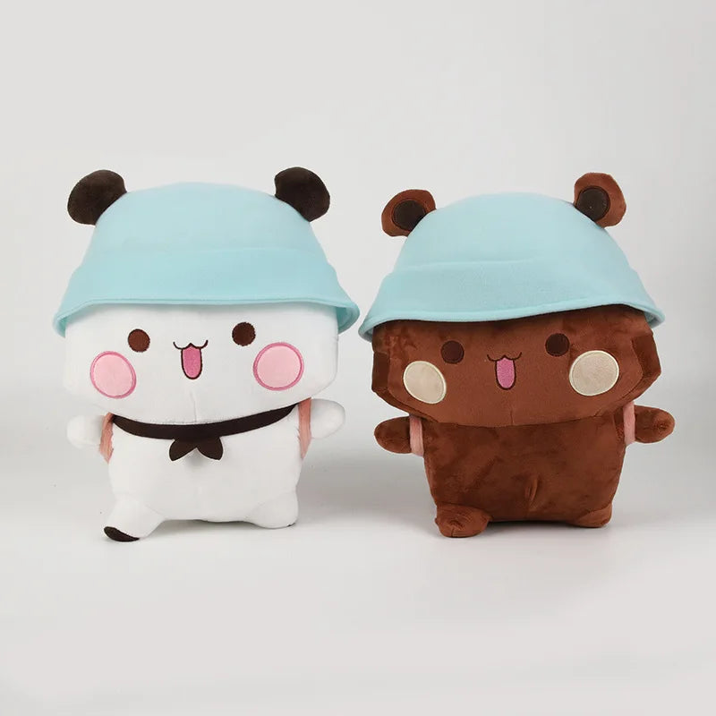 20cm 2pcs Bubu And Dudu Panda Plush Cute Cartoon Panda Bear Doll Kawaii Stuffed Soft Pillow Toy Children'S Day Gifts For Kids