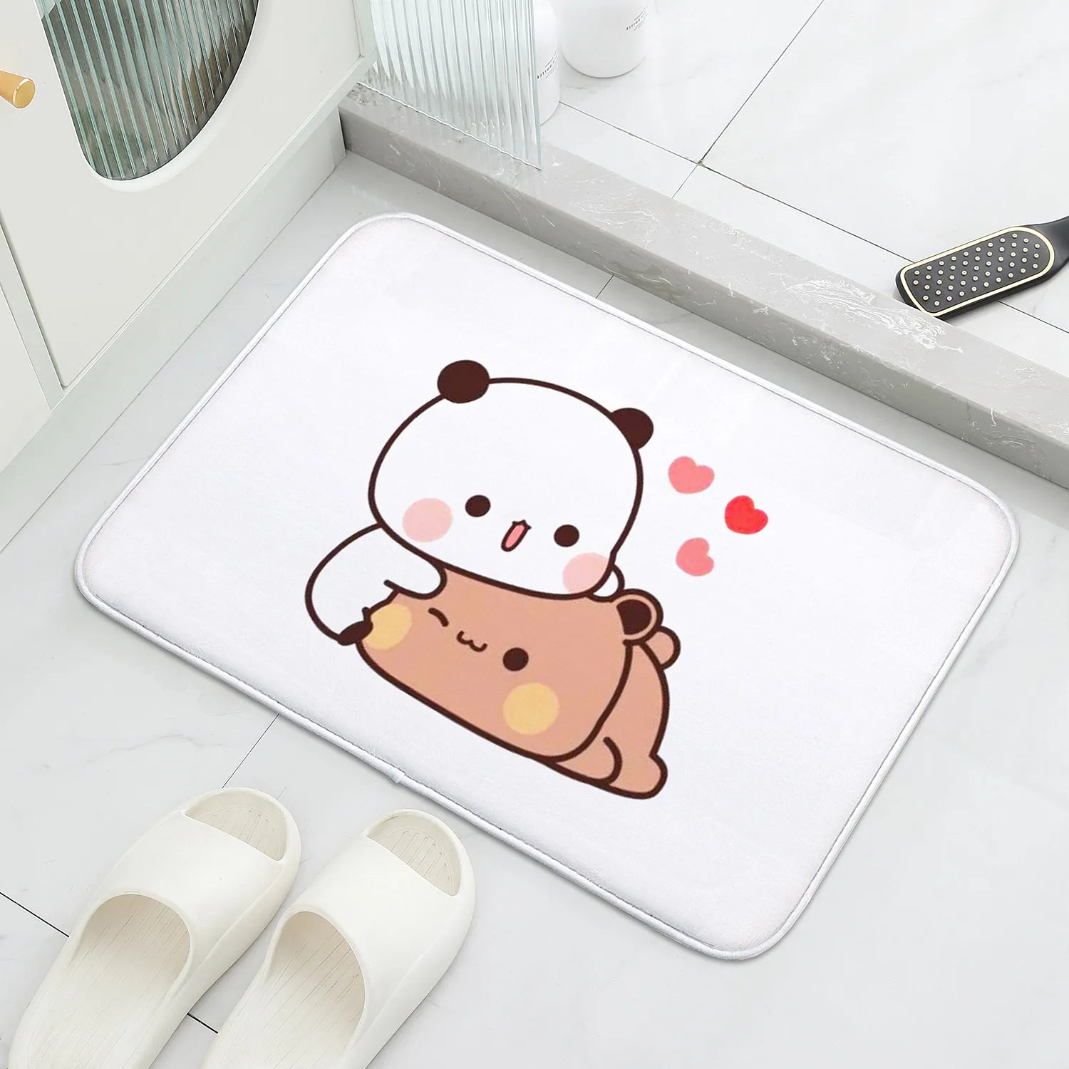 1Pc Bubu and Dudu Cute Cartoon Welcome Mat Entrance Doormat Balcony Bathroom Floor Mats Non-slip Rug Bedroom Carpet Home Decor