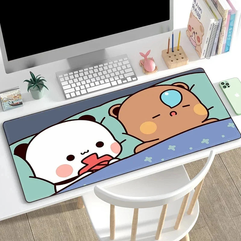 Bubu Dudu Mause Pad Desk Accessories Gamer Cabinet Games Computer Desks Mousepad Anime Mouse Carpet Keyboard Mat Gaming Mats Pc