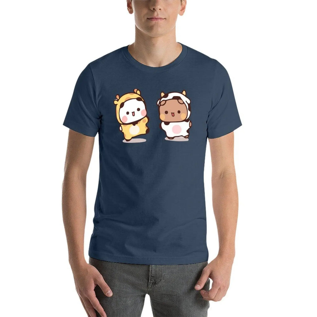 Bear and Panda Bubu Dudu Balloon T-Shirt t shirt man casual anime t shirts oversize t shirt personalised T-Shirt