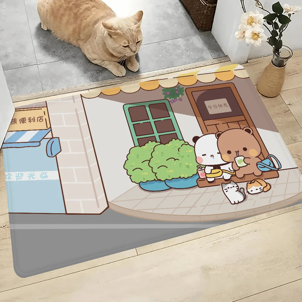 Bubu Dudu Entrance Door Mat Nordic Style Bedroom Living Room Doormat Home Balcony Anti-Slip Modern Home Decor
