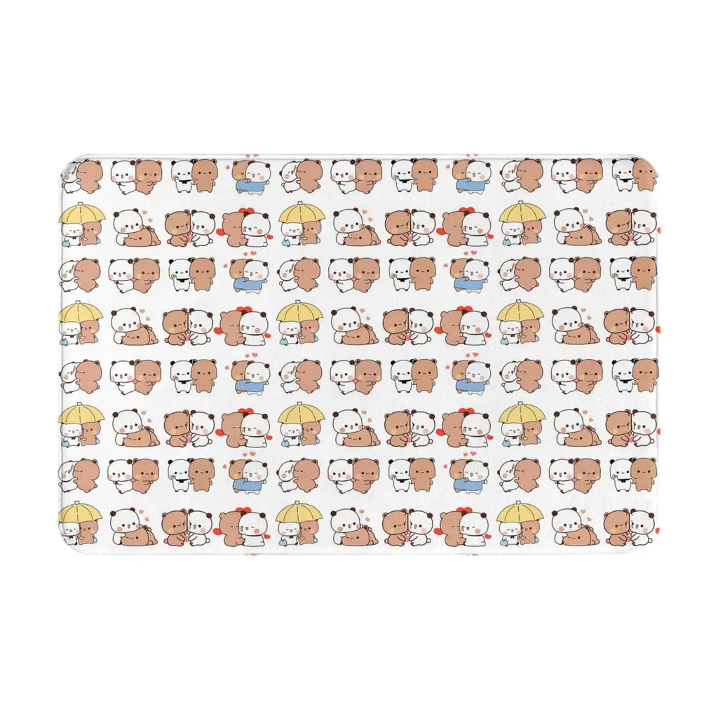 Bubu And Dudu Watching The Moon Togethe Anti-slip Doormat Floor Mat Carpet Rug for Kitchen Entrance Home Living room Footpad Mat