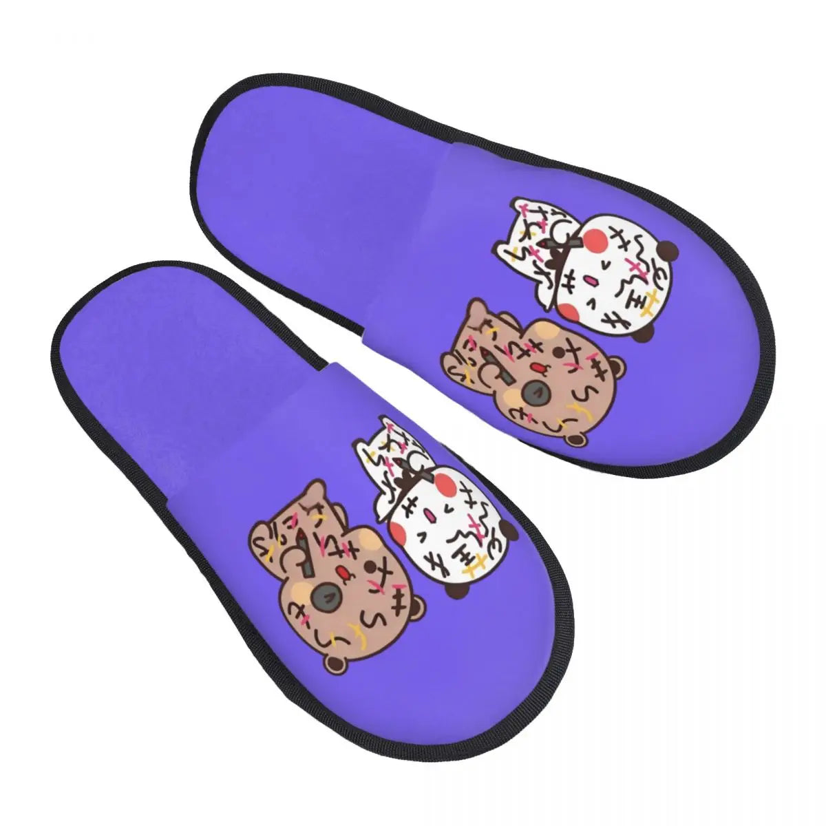 Custom Print Women Bubu Dudu House Slippers Soft Warm Animation Memory Foam Fluffy Slipper Indoor Outdoor Shoes