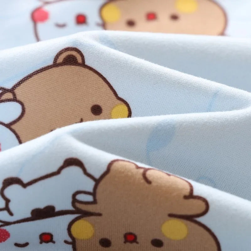 Kawaii Anime bubu dudu Pajama Set Soft Comfortable Man Women Sleepwear Cotton Loose Pyjama Suit Loose Home Clothes birthday gift