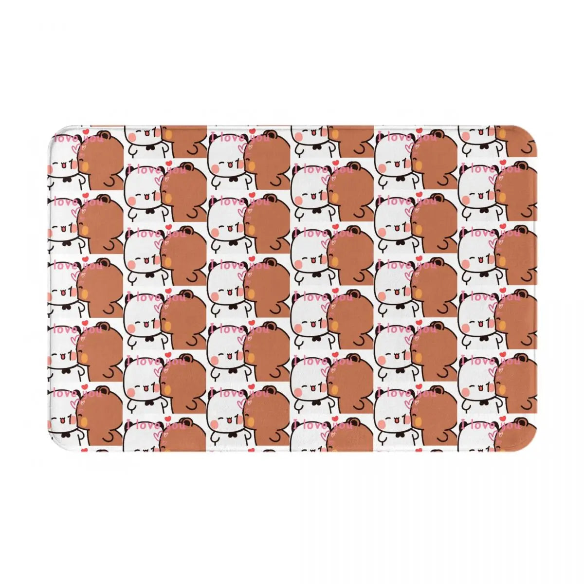 Bear And Panda Bubu Dudu Balloon Anti-slip Doormat Floor Mat Carpet Rug for Kitchen Entrance Bathroom Living room Footpad Mats