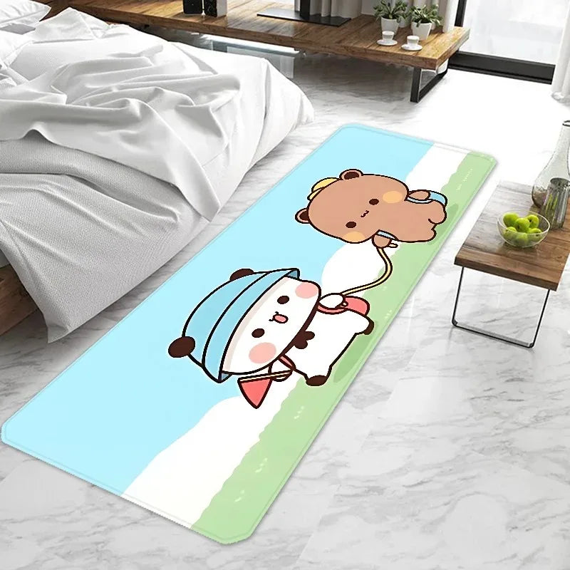 Cartoon Bubu Dudu Door Mat Entrance Doormat Non-slip Washable Kitchen Carpet Living Room Hallway Rugs Door Mats Bathroom Bath