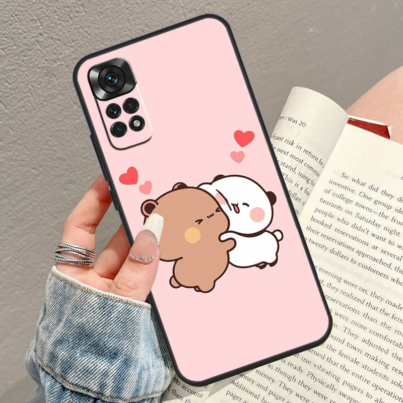 Cute BuBu DuDu Case For Xiaomi Redmi Note 10 Pro 8 9 10 11 12 Turbo 9S 10S 11S 12S Redmi 10C 9C 12C Funda