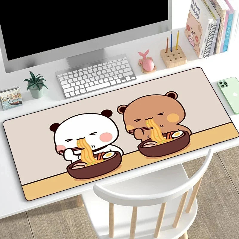 Bubu Dudu Mause Pad Desk Accessories Gamer Cabinet Games Computer Desks Mousepad Anime Mouse Carpet Keyboard Mat Gaming Mats Pc