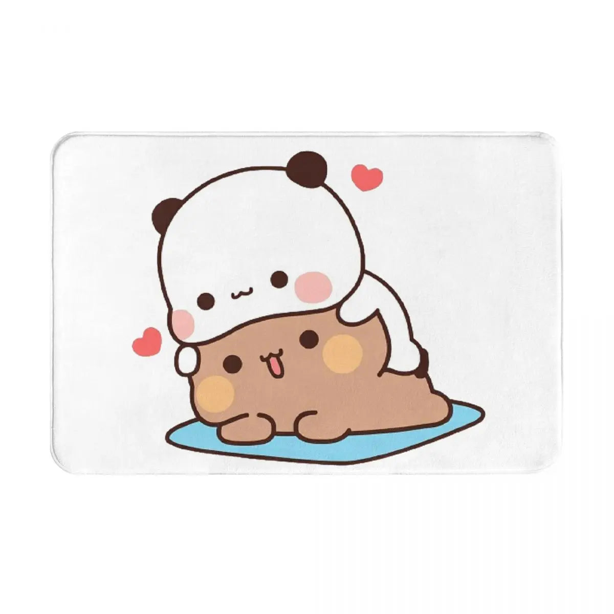 Bear And Panda Bubu Dudu Balloon Anti-slip Doormat Floor Mat Carpet Rug for Kitchen Entrance Bathroom Living room Footpad Mats