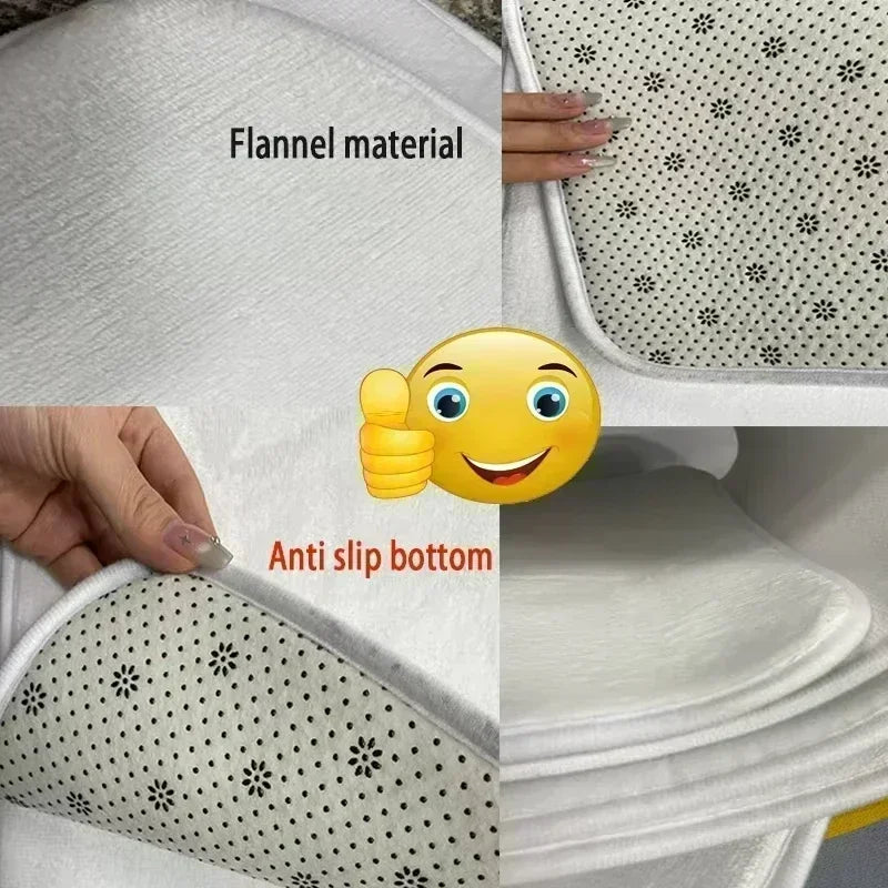 Cartoon Bubu Dudu Door Mat Entrance Doormat Non-slip Washable Kitchen Carpet Living Room Hallway Rugs Door Mats Bathroom Bath