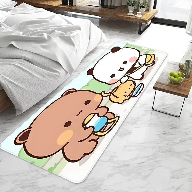 Cartoon Bubu Dudu Door Mat Entrance Doormat Non-slip Washable Kitchen Carpet Living Room Hallway Rugs Door Mats Bathroom Bath