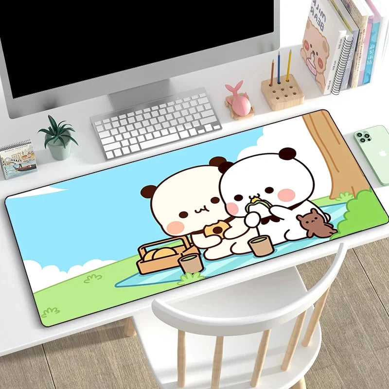 Bubu Dudu Mause Pad Desk Accessories Gamer Cabinet Games Computer Desks Mousepad Anime Mouse Carpet Keyboard Mat Gaming Mats Pc