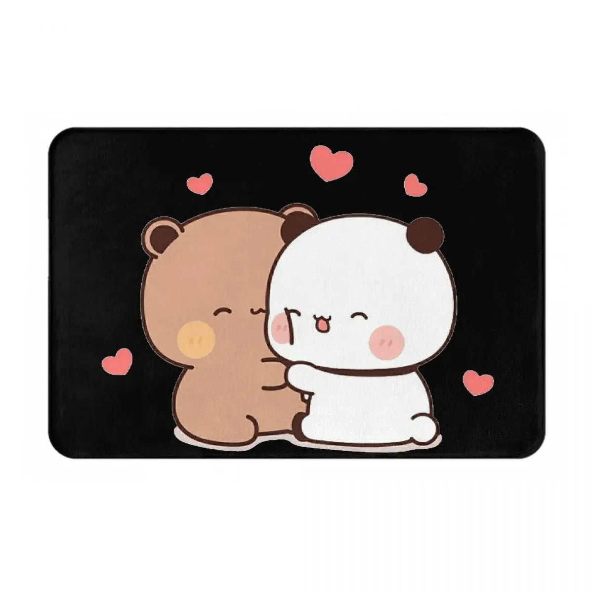 Bear And Panda Bubu Dudu Balloon Anti-slip Doormat Floor Mat Washable Carpet Rug for Kitchen Entrance Home Bedroom Footpad Mats
