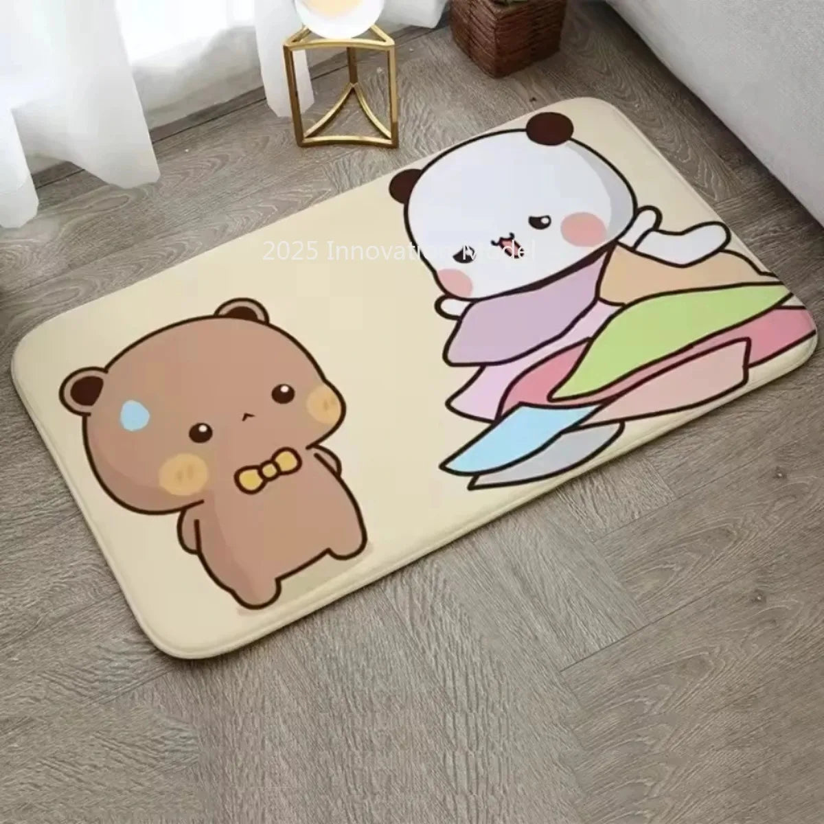1Pc Bubu and Dudu Cute Cartoon Welcome Mat Entrance Doormat Balcony Bathroom Floor Mats Non-slip Rug Bedroom Carpet Home Decor