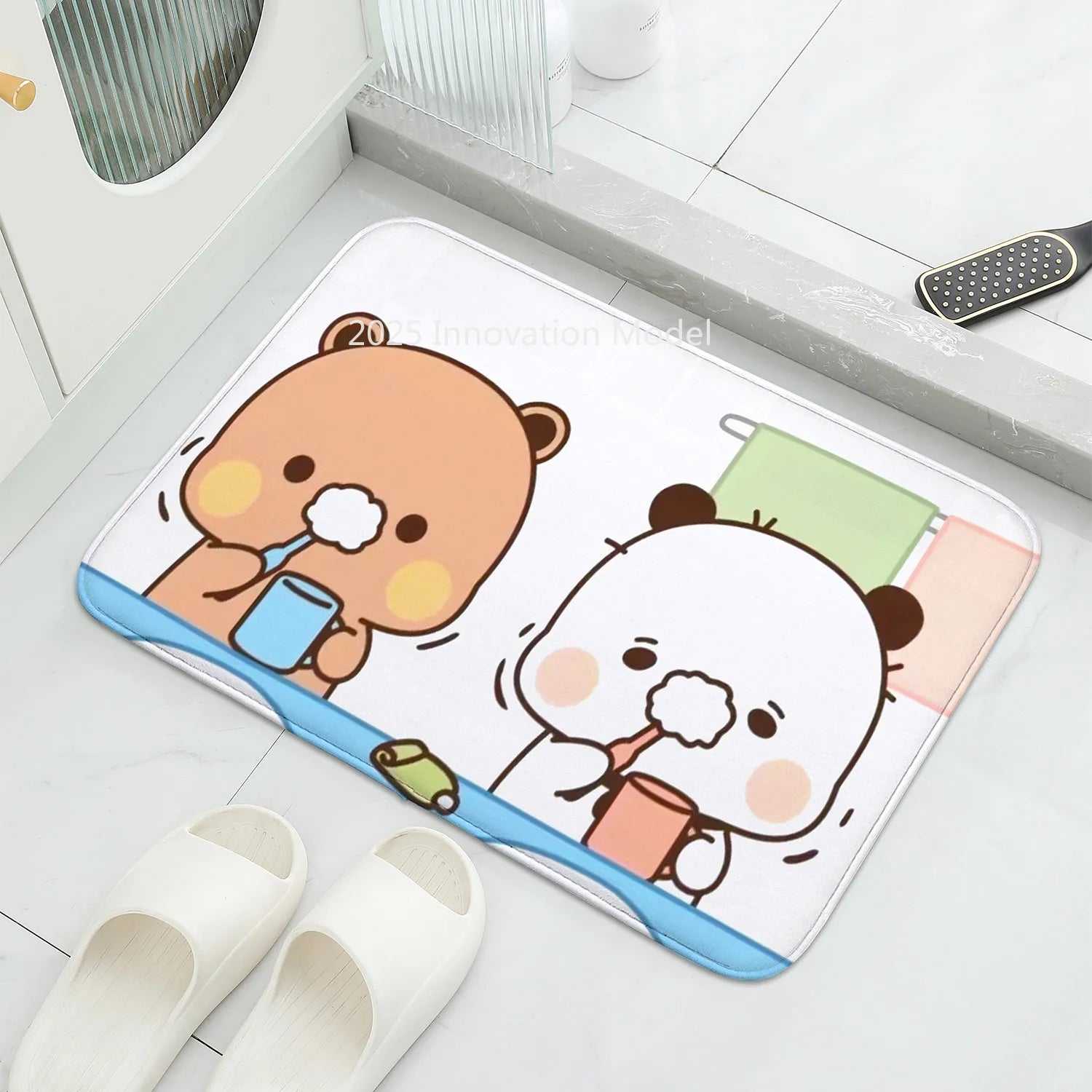 1Pc Bubu and Dudu Cute Cartoon Welcome Mat Entrance Doormat Balcony Bathroom Floor Mats Non-slip Rug Bedroom Carpet Home Decor