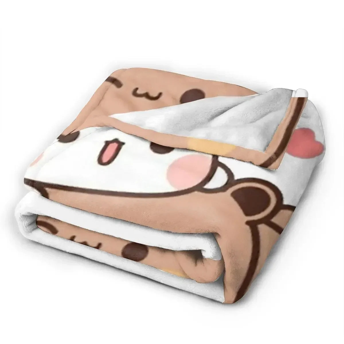 3D Print Baby Blanket Bubu Dudu Panda Bear Pattern Cute Fashion Graphics Throw Blankets Daily for Beds Soft Cozy Birthday Gift