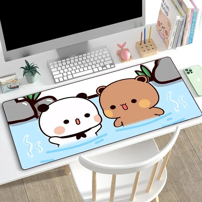 Bubu Dudu Mause Pad Desk Accessories Gamer Cabinet Games Computer Desks Mousepad Anime Mouse Carpet Keyboard Mat Gaming Mats Pc