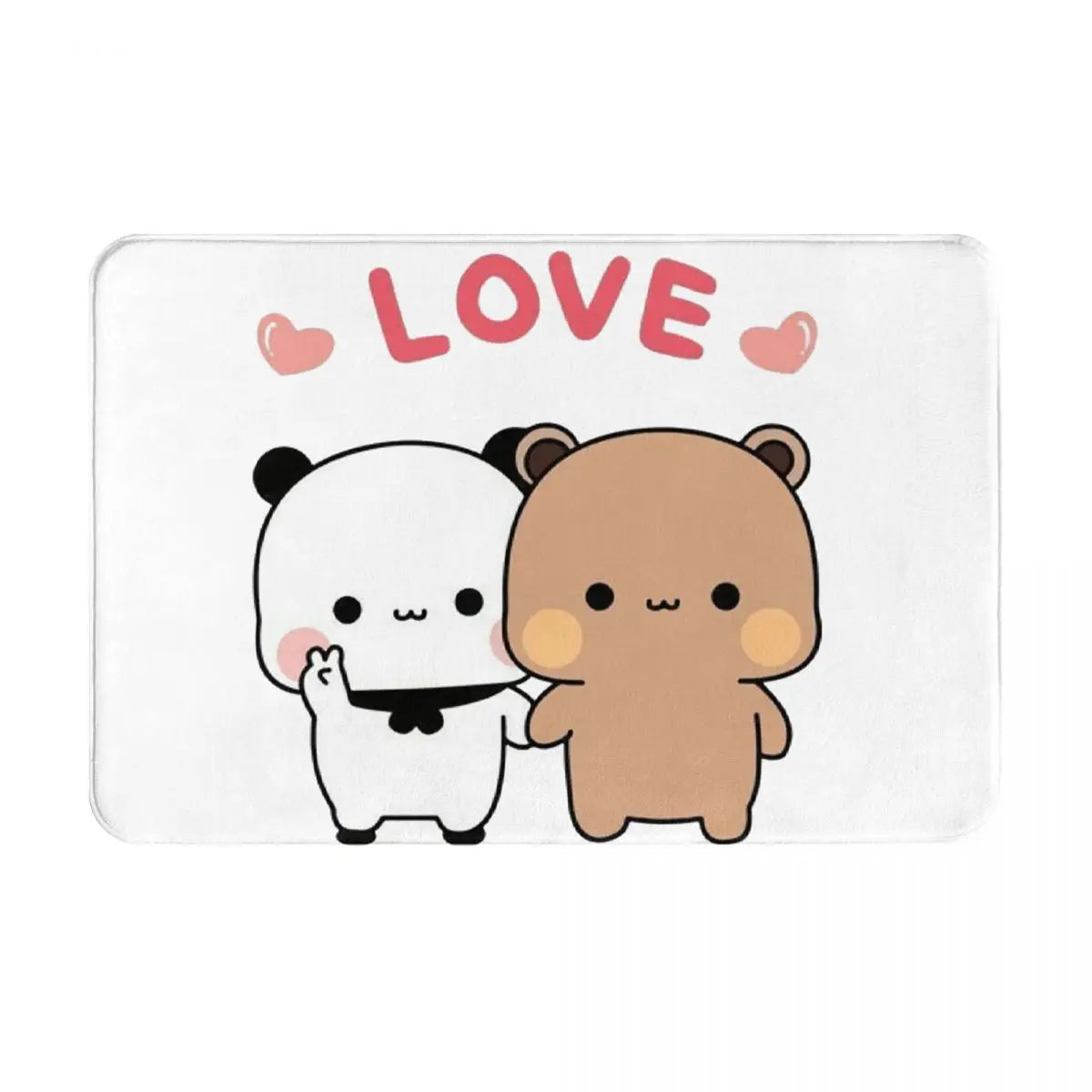 Bear And Panda Bubu Dudu Balloon Anti-slip Doormat Floor Mat Carpet Rug for Kitchen Entrance Bathroom Living room Footpad Mats