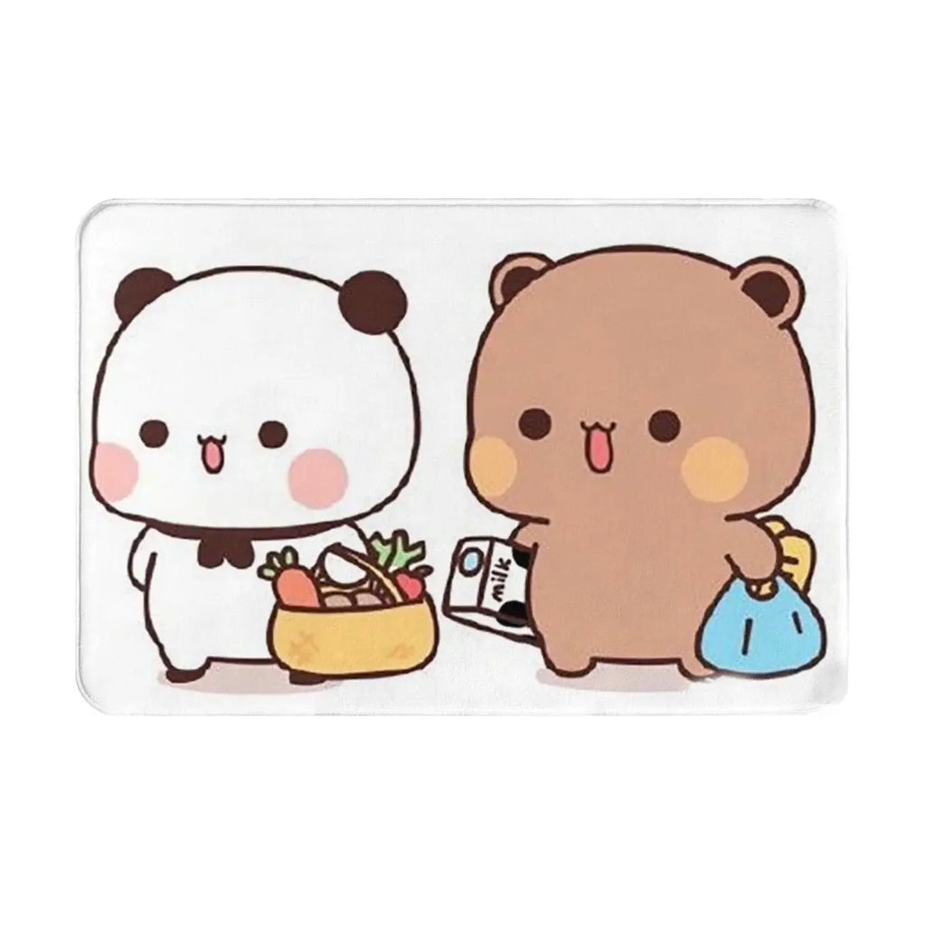 Bubu And Dudu Watching The Moon Togethe Anti-slip Doormat Floor Mat Carpet Rug for Kitchen Entrance Home Living room Footpad Mat