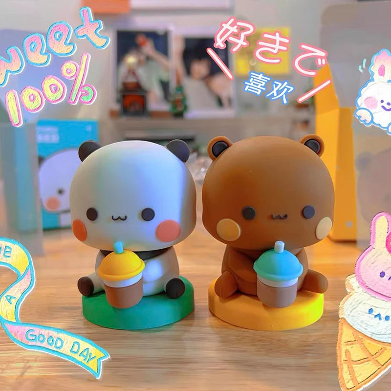 Bubu Dudu Blind Box Toys Cute Panda Mystery Box Surprise Figure Model Office Ornaments Childrenal Birthday Gift Toys