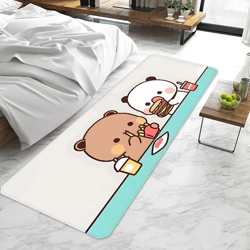 Cartoon Bubu Dudu Door Mat Entrance Doormat Non-slip Washable Kitchen Carpet Living Room Hallway Rugs Door Mats Bathroom Bath