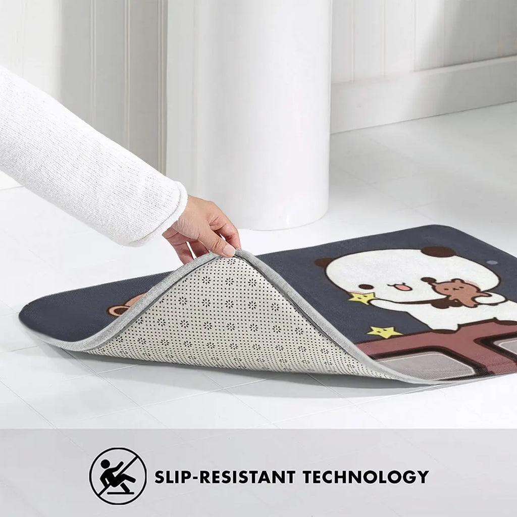 Bubu And Dudu Watching The Moon Togethe Anti-slip Doormat Floor Mat Carpet Rug for Kitchen Entrance Home Living room Footpad Mat