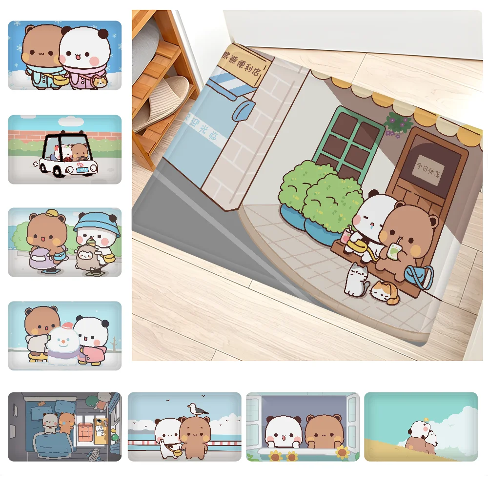 Bubu Dudu Entrance Door Mat Nordic Style Bedroom Living Room Doormat Home Balcony Anti-Slip Modern Home Decor