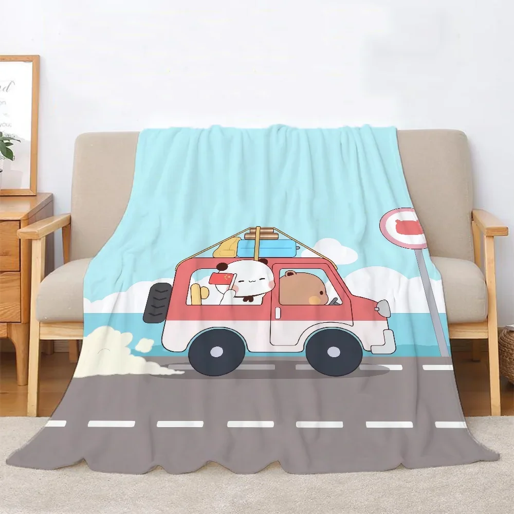 Bubu and Dudu Luxury Throw Carpet Fluffy Hairy Blankets for Bed Beach Towel Home Interior Microfiber Bedding Knitted Plaid Knee