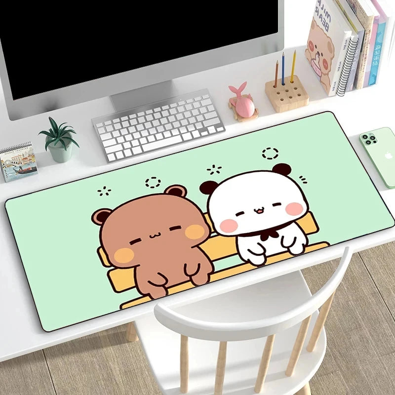 Bubu Dudu Mause Pad Desk Accessories Gamer Cabinet Games Computer Desks Mousepad Anime Mouse Carpet Keyboard Mat Gaming Mats Pc