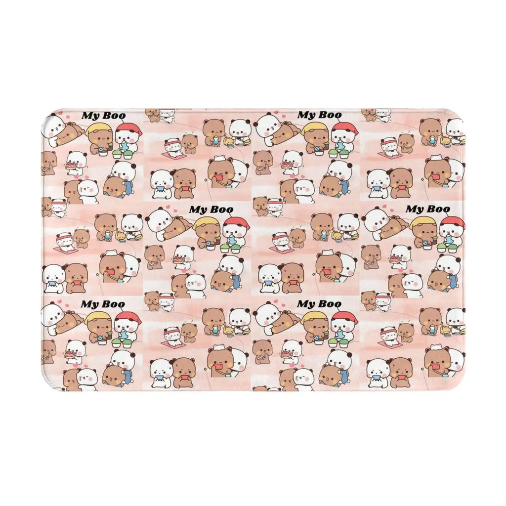 Bubu And Dudu Watching The Moon Togethe Anti-slip Doormat Floor Mat Carpet Rug for Kitchen Entrance Home Living room Footpad Mat